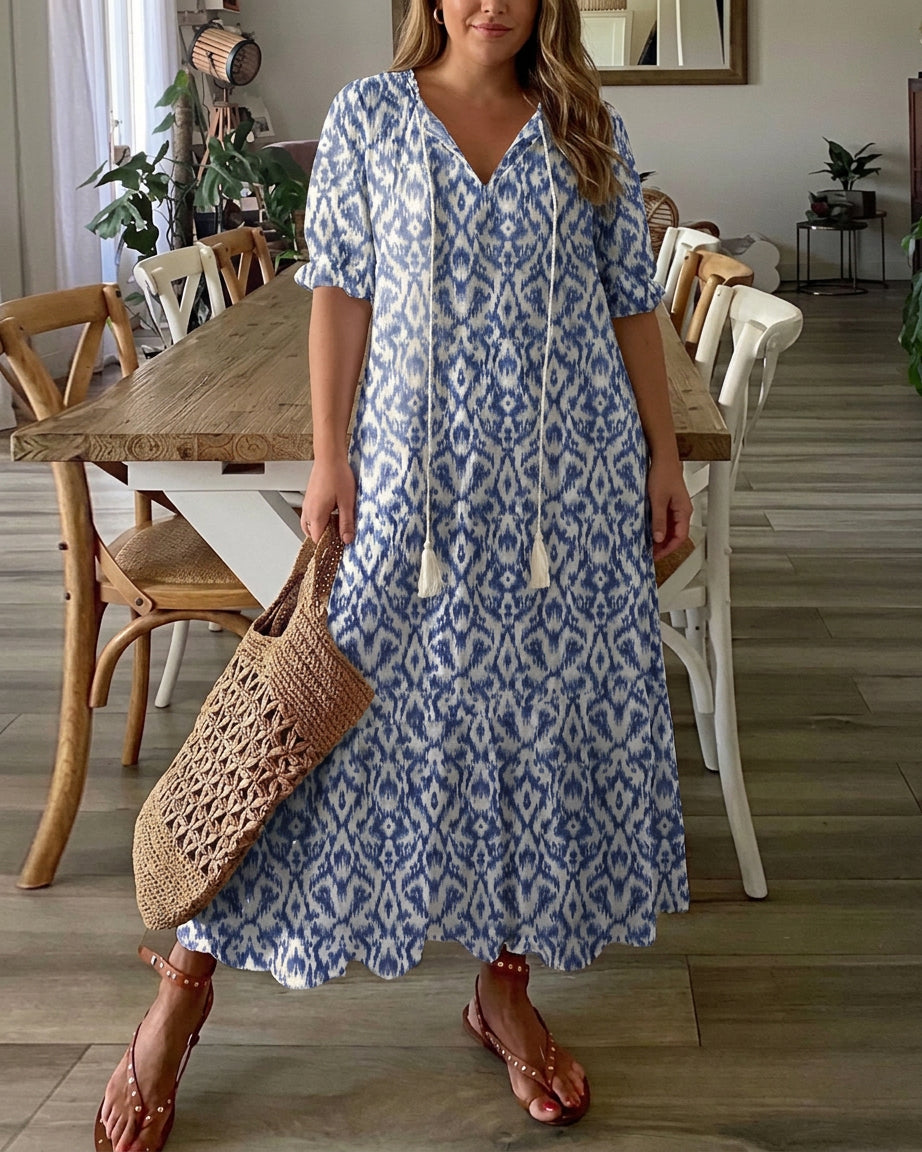 Rosalind - Boho Buik Bedekkende Jurk