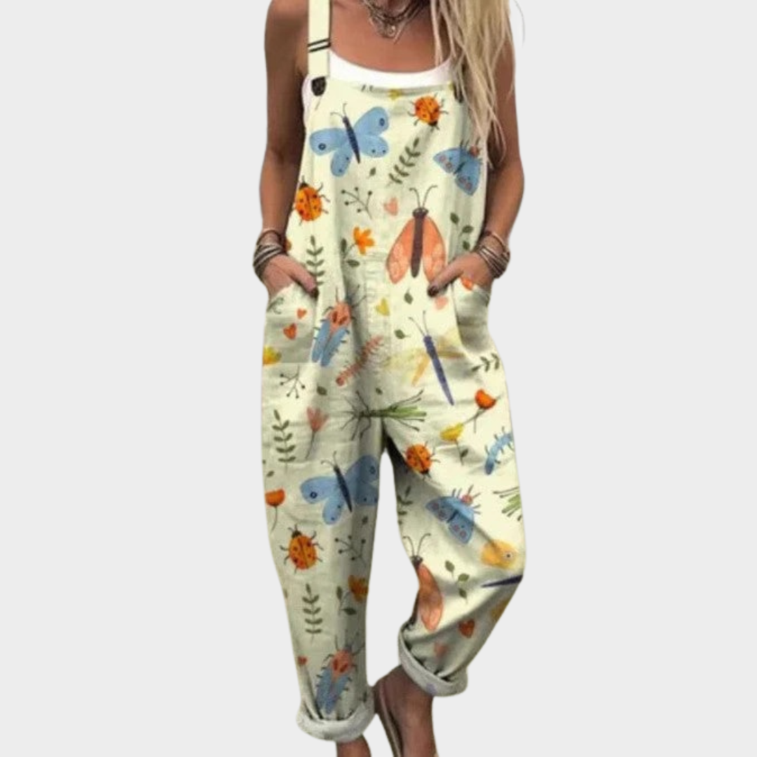 Comfortabele Bedrukte Dungarees