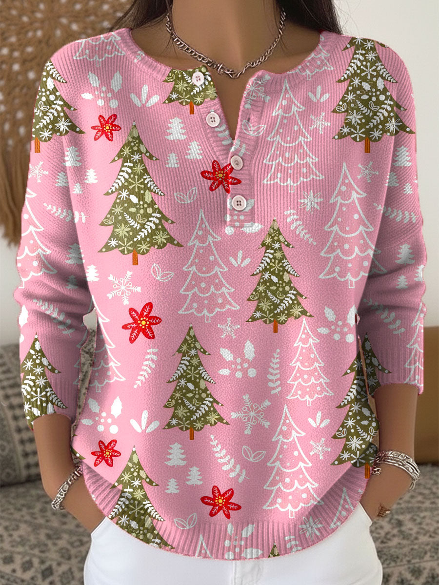 Sofie β Kersttrui met Knopen
