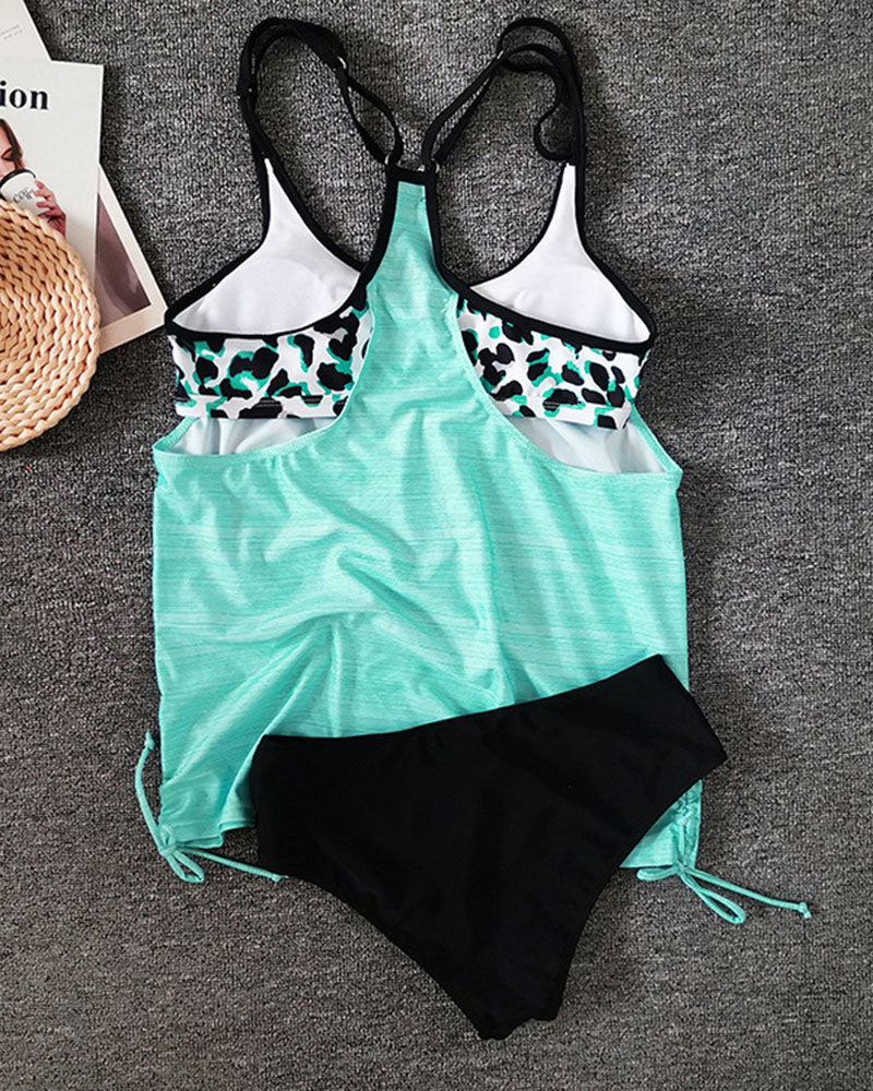 Augustus - Tankini met een luipaardprint