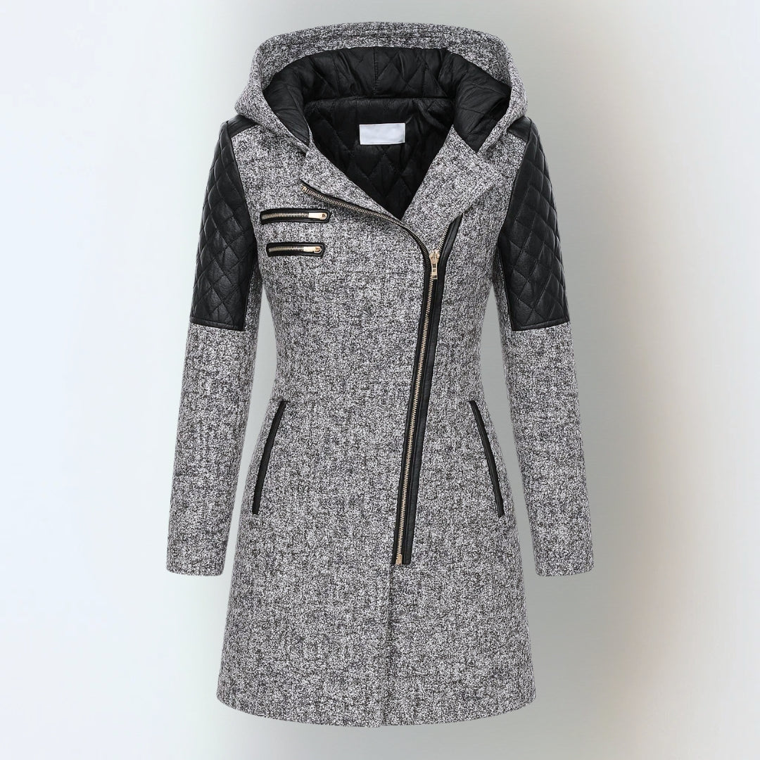 Noor – Gewatteerde Winterjas met Ritssluiting