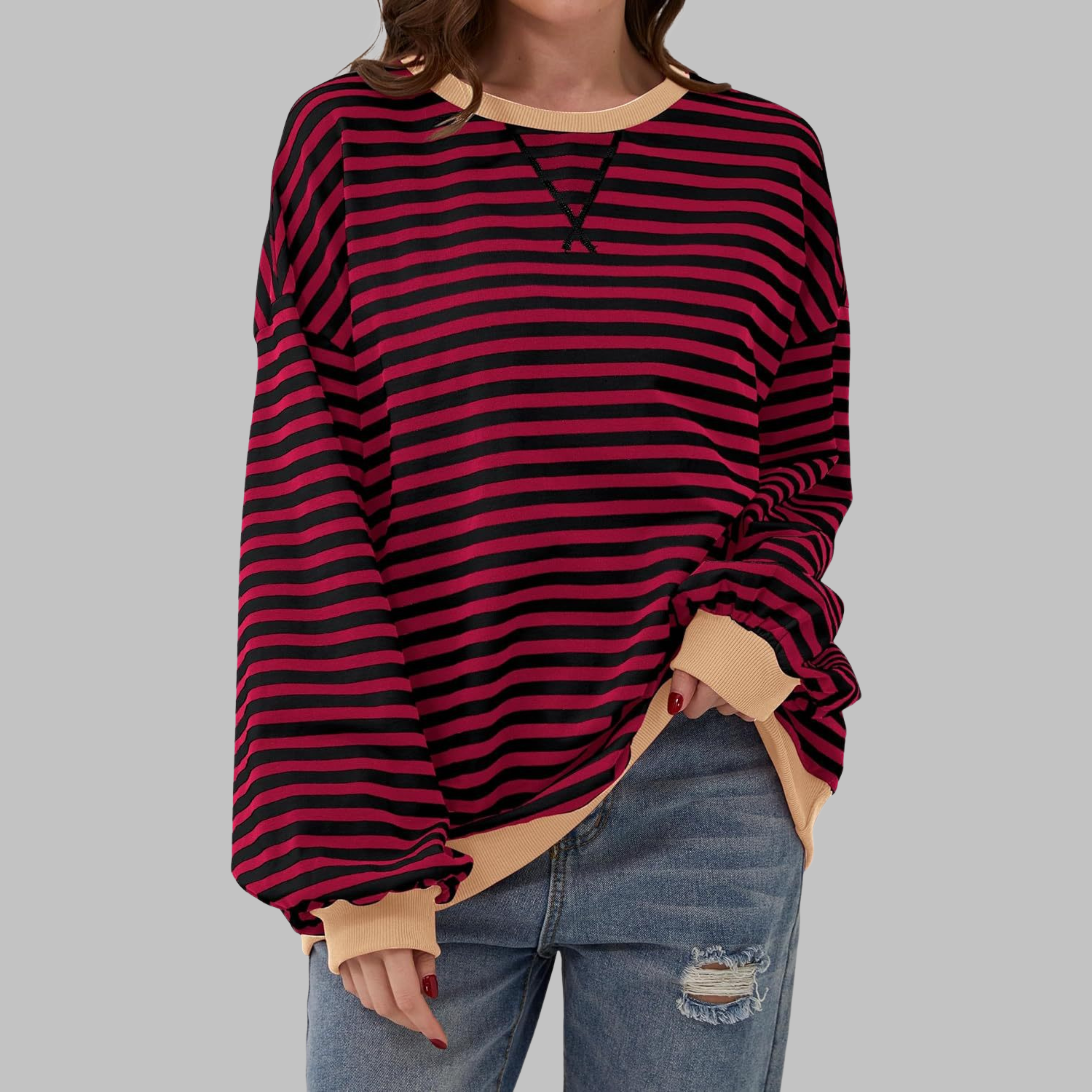 Amy – Casual Gestreepte Trui