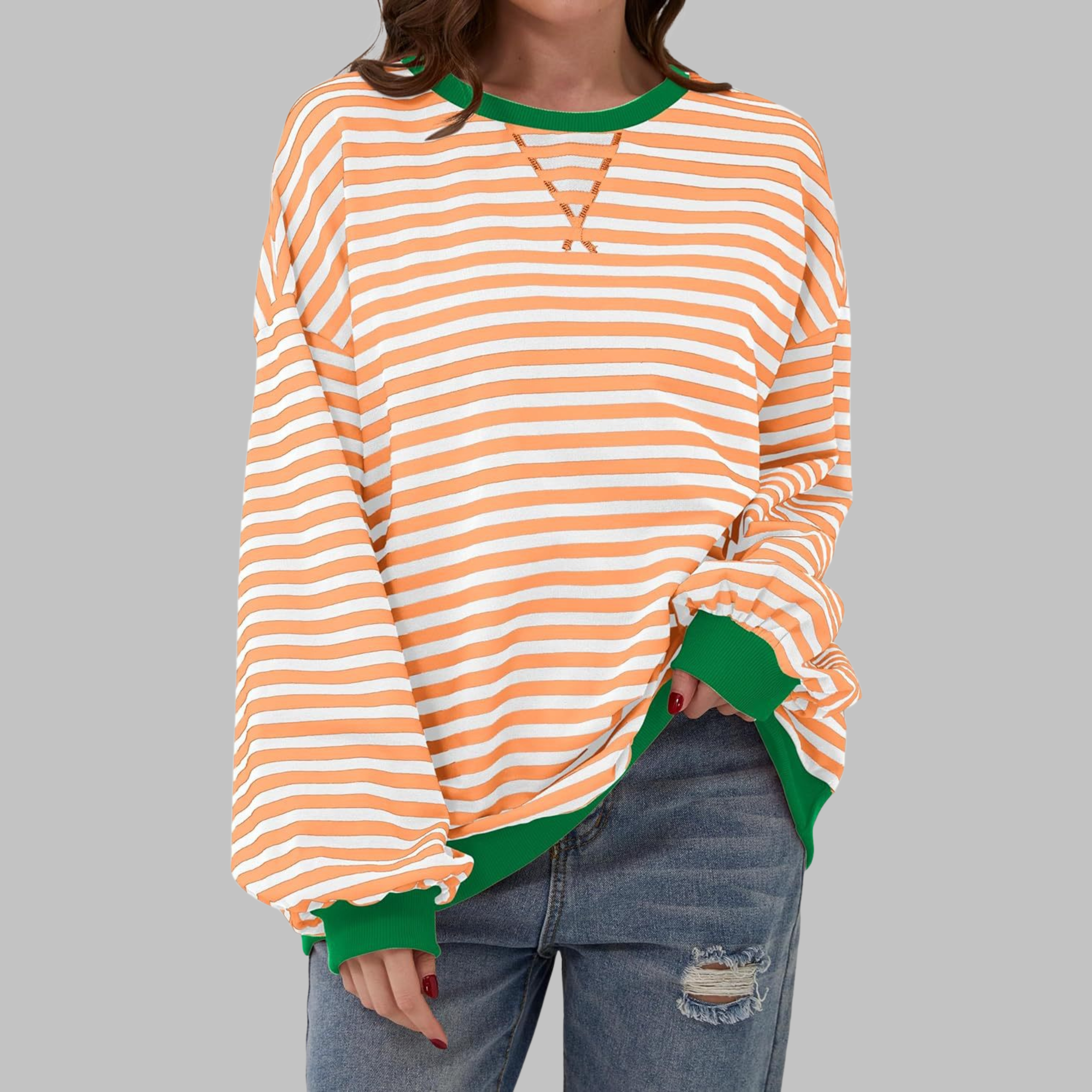 Amy – Casual Gestreepte Trui