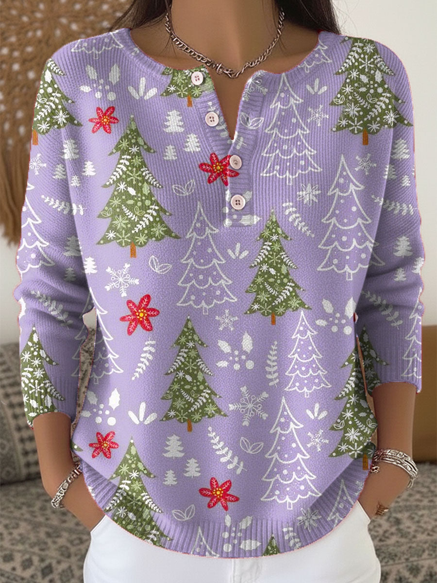 Sofie β Kersttrui met Knopen