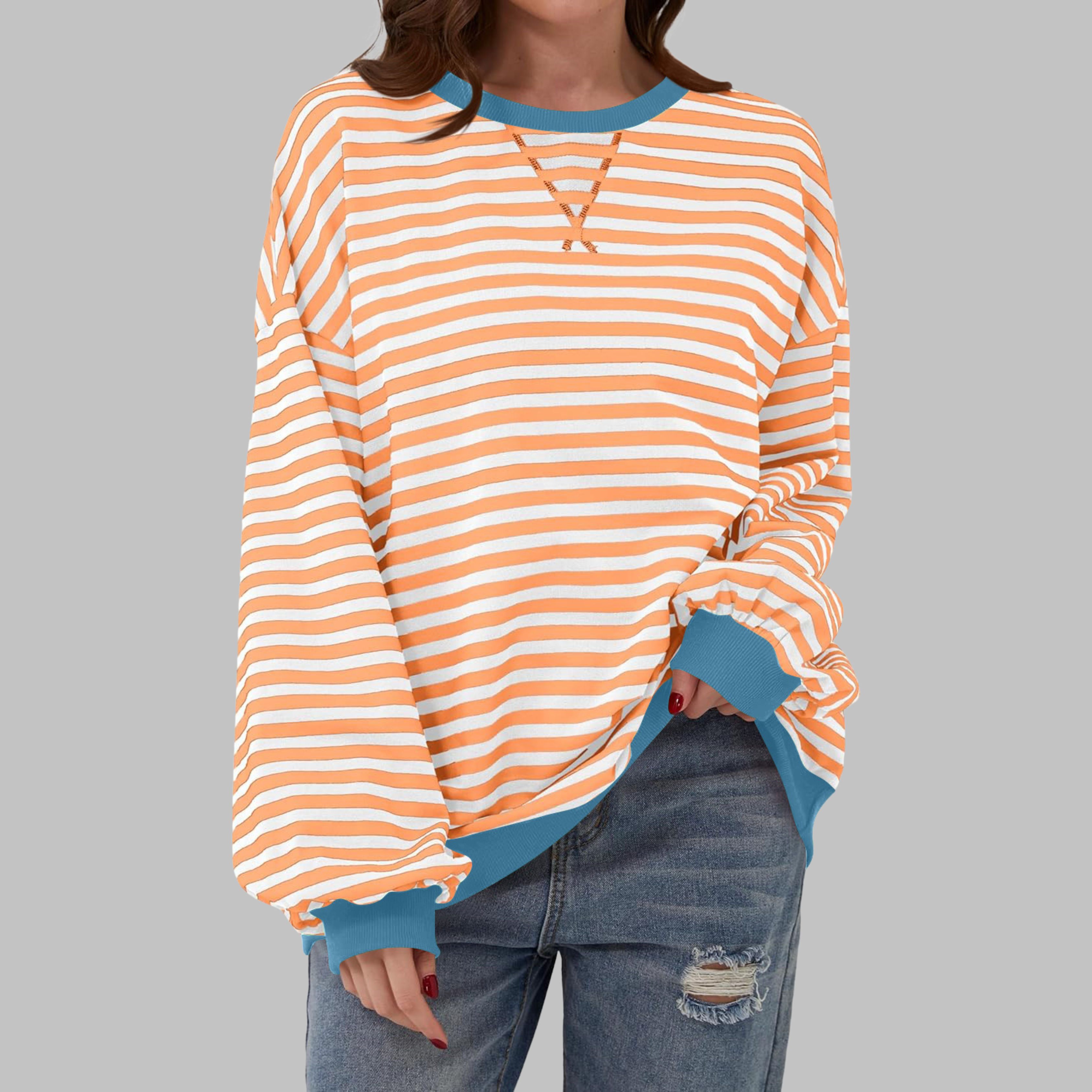Amy – Casual Gestreepte Trui