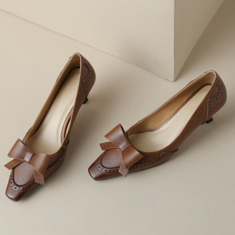 Célora Leren Riem Pumps