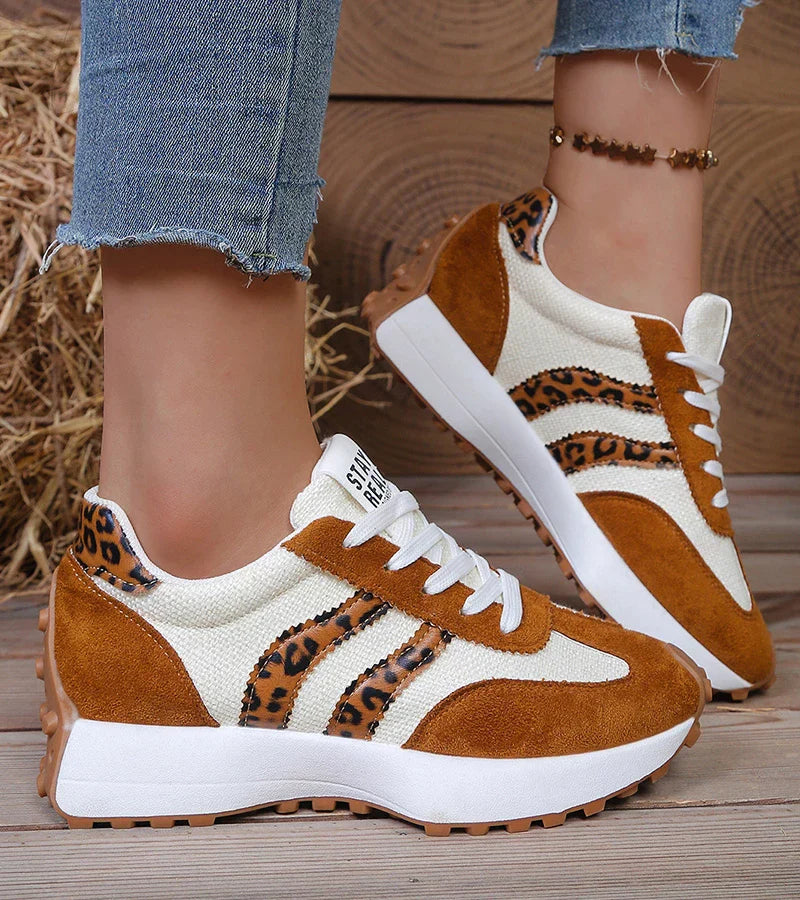 Stijlvolle Sneakers met Ultiem Draagcomfort (lichtbruin)