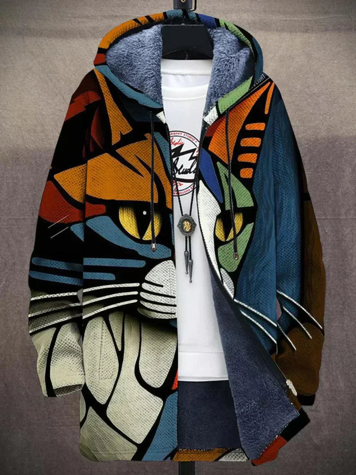 Delilah | Luxe cardigan geïnspireerd op kunst
