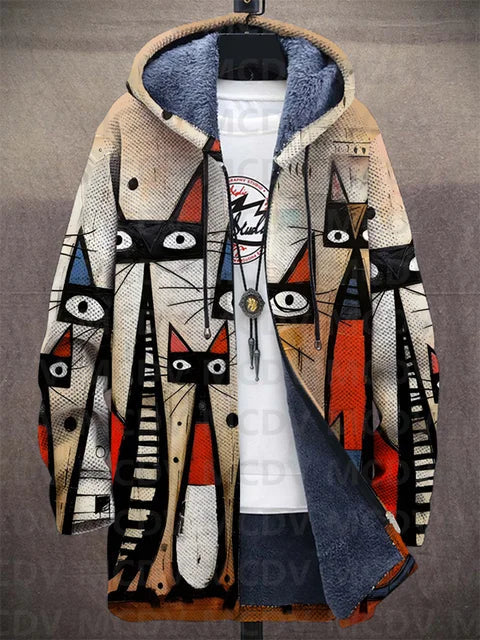Kiara | Luxe cardigan geïnspireerd op kunst