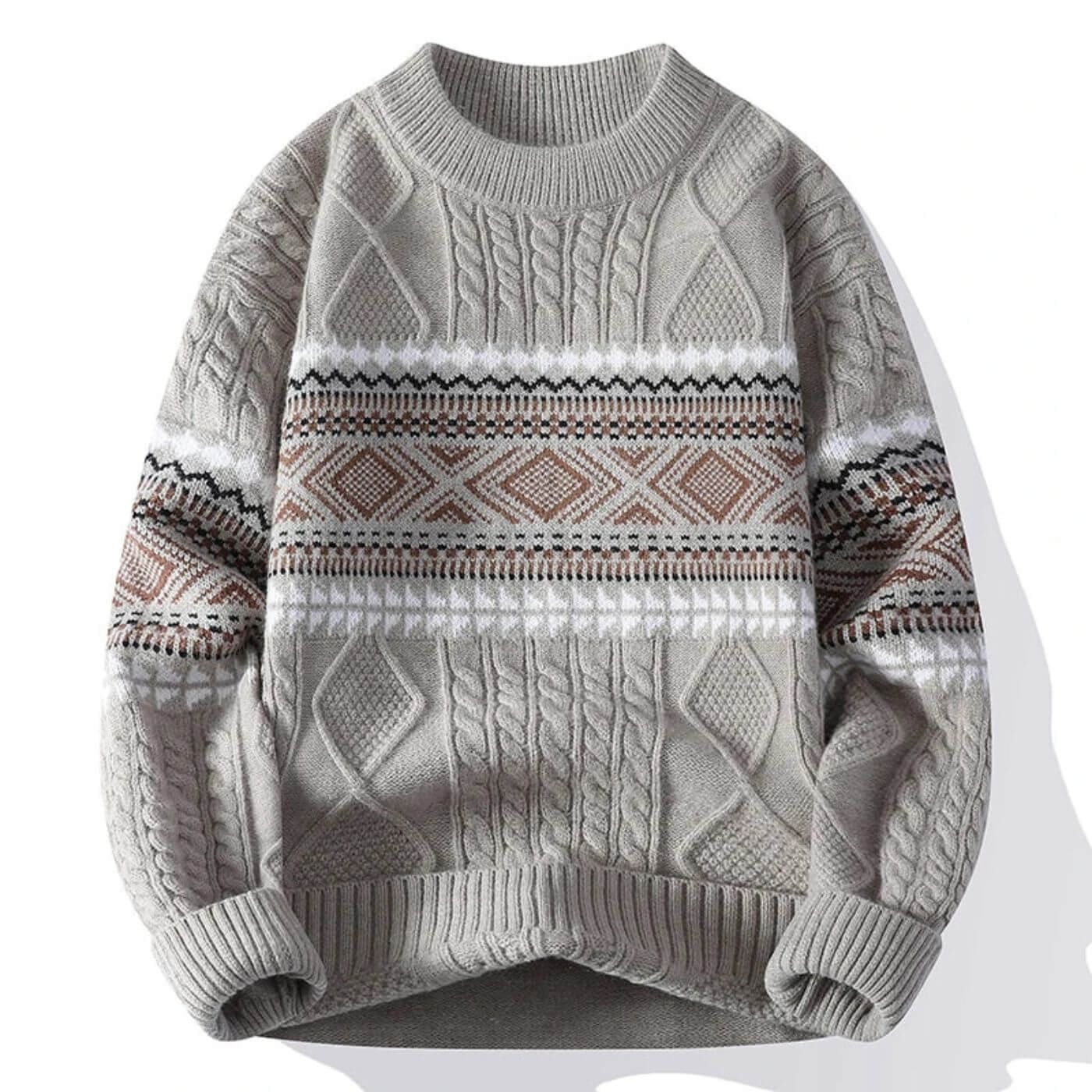 Bjorn – Comfortabele Scandinavische Gebreide Trui