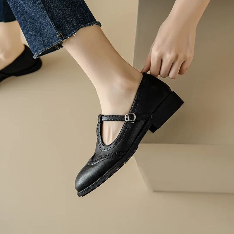 Miranda - Elegante Damesschoenen met T-Bandje