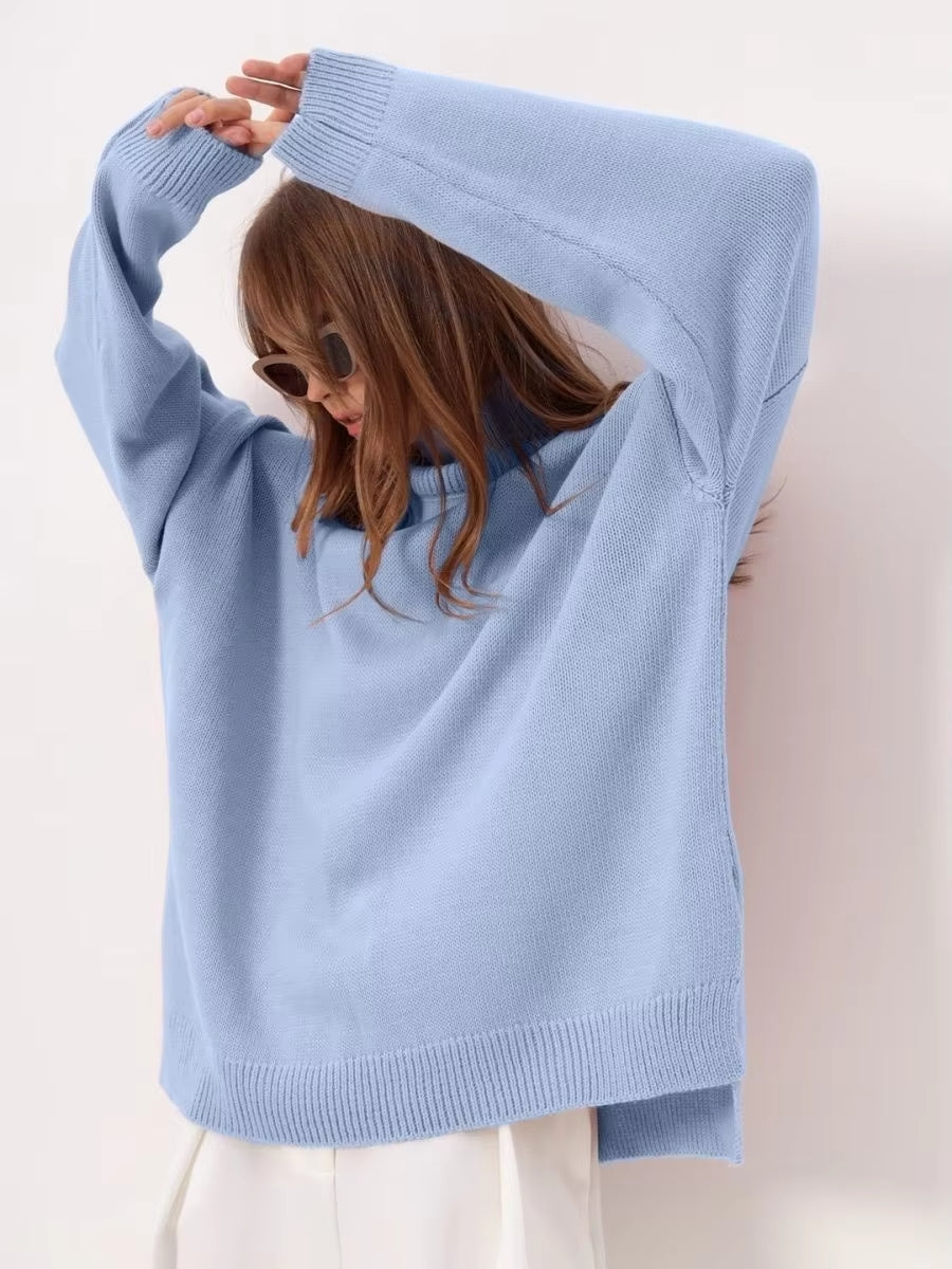 Oversized Trui met Split