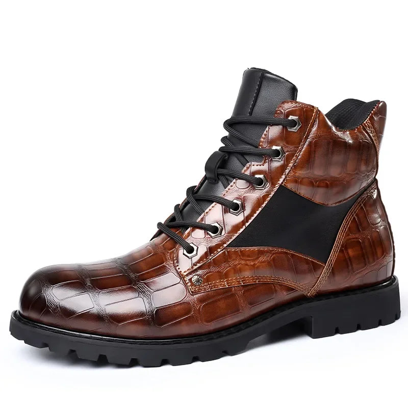 Buster | Croco Detail Stiefelette