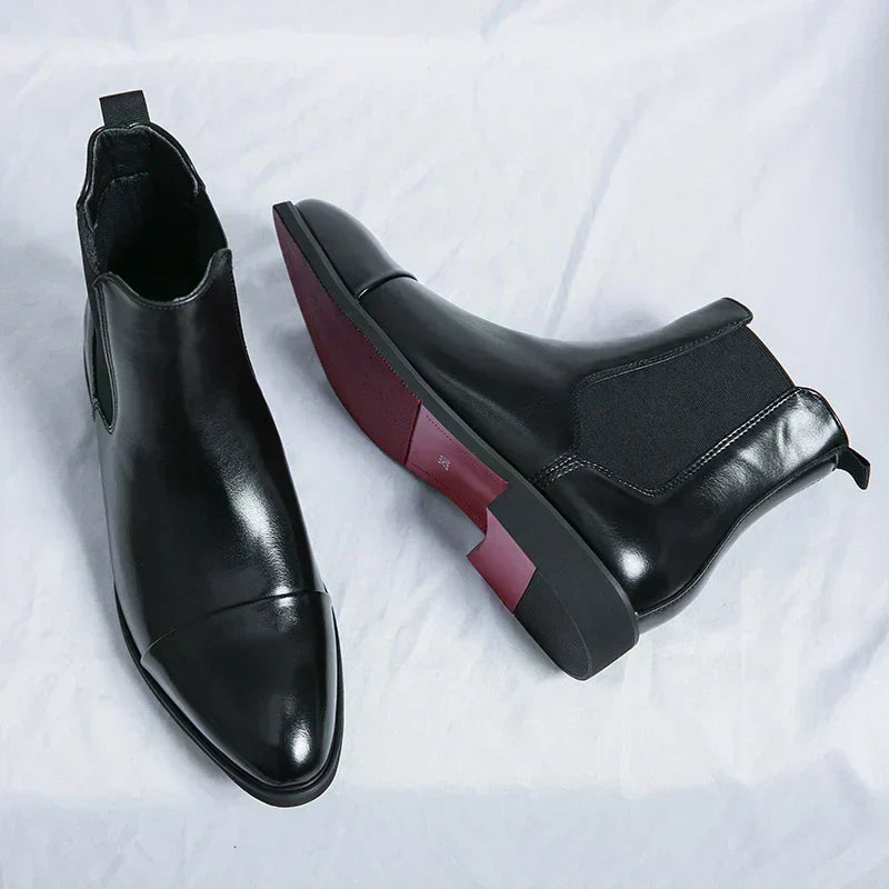 Bernie | Lackierte Chelsea-Stiefel