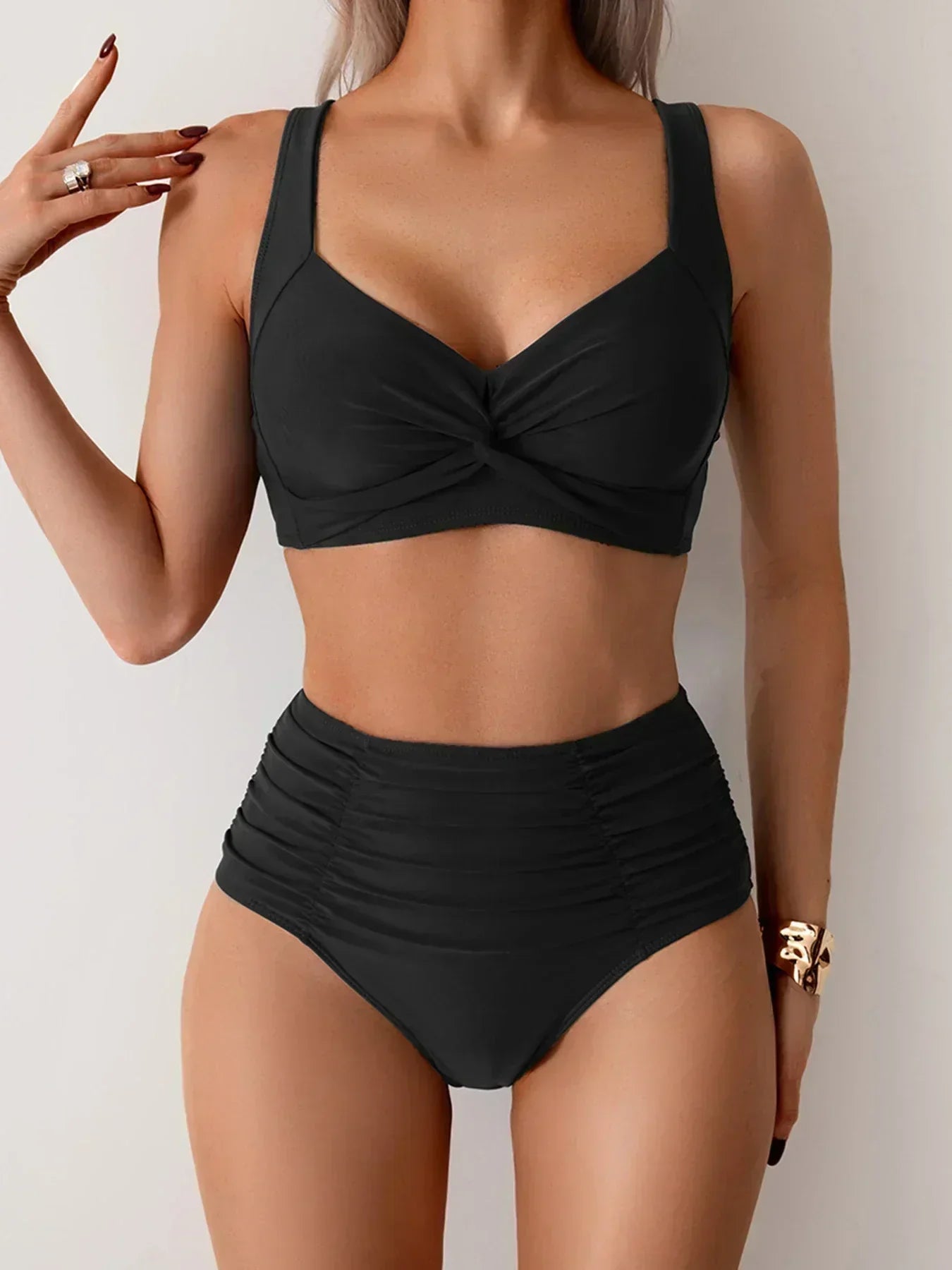 Zomer hoge taille badpak