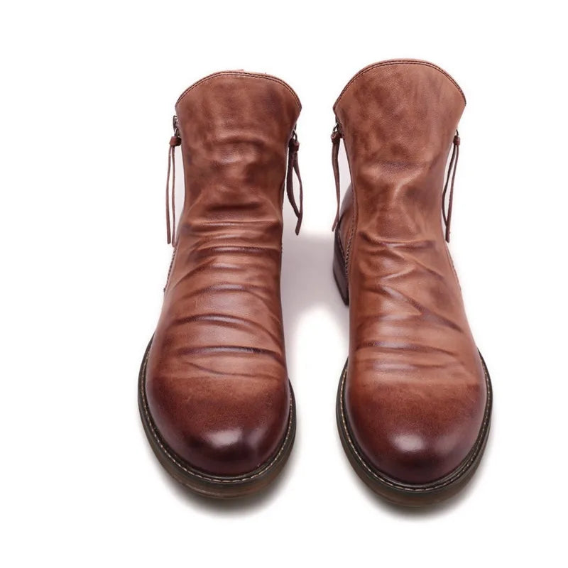 Owens | Leder Chelsea-Stiefel