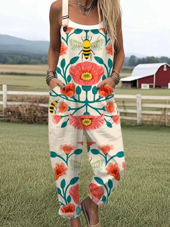 Honing Bloem Dungarees