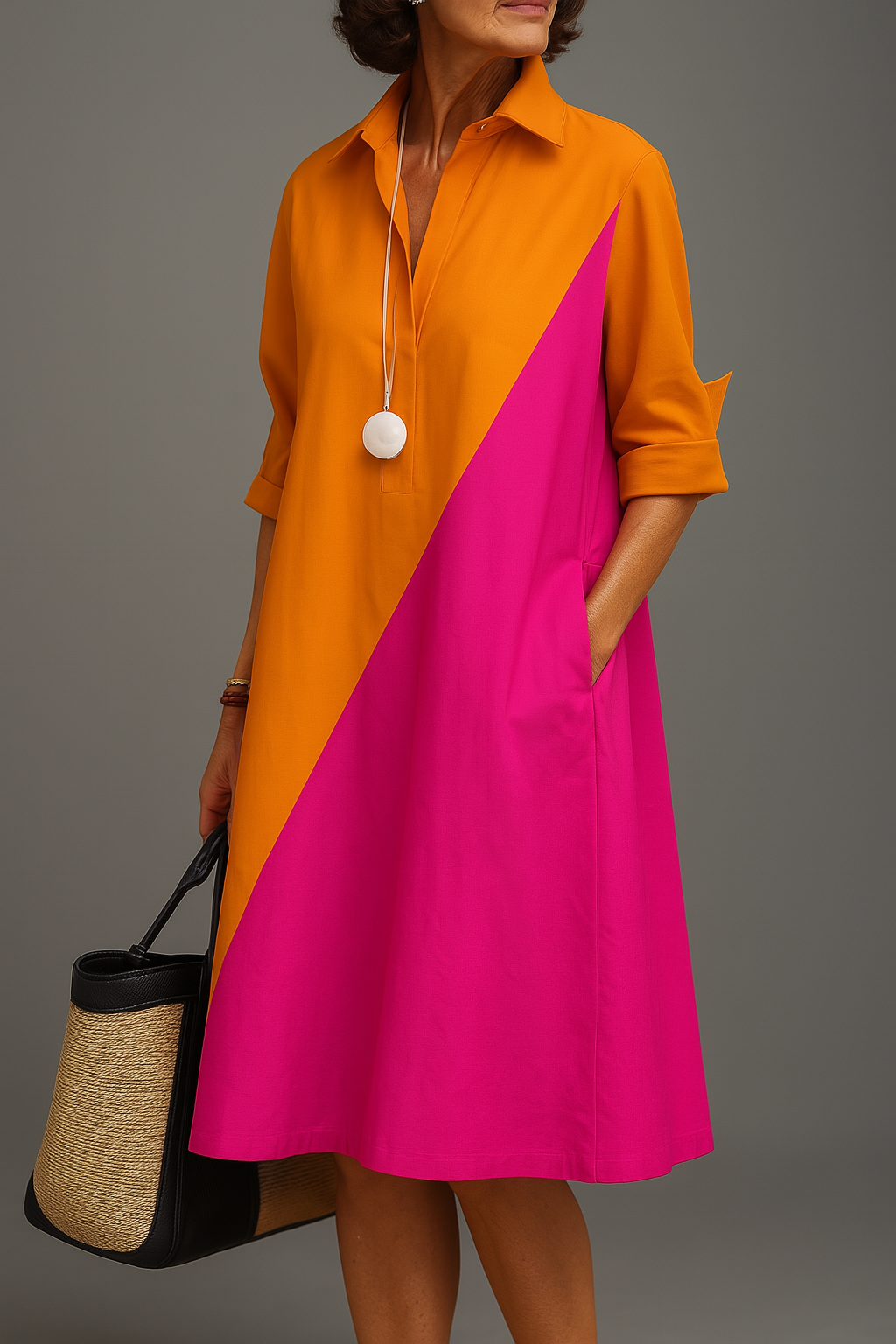 Sabrina | Comfortabele Midi Jurk