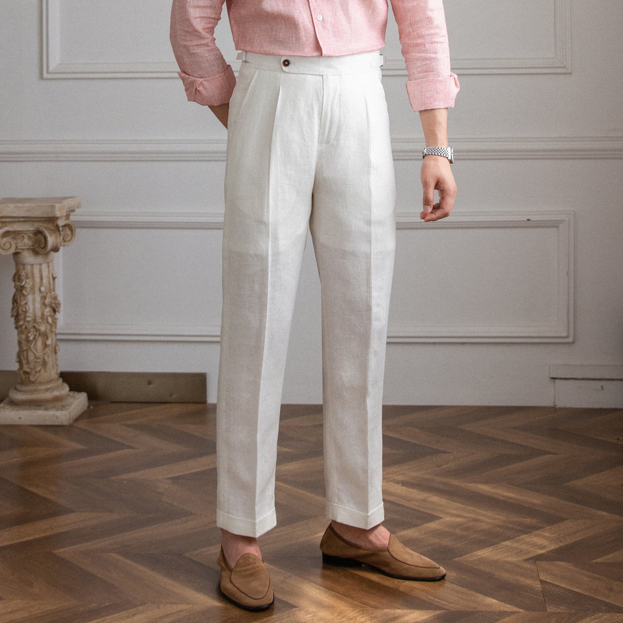 Celio Linnen Broek