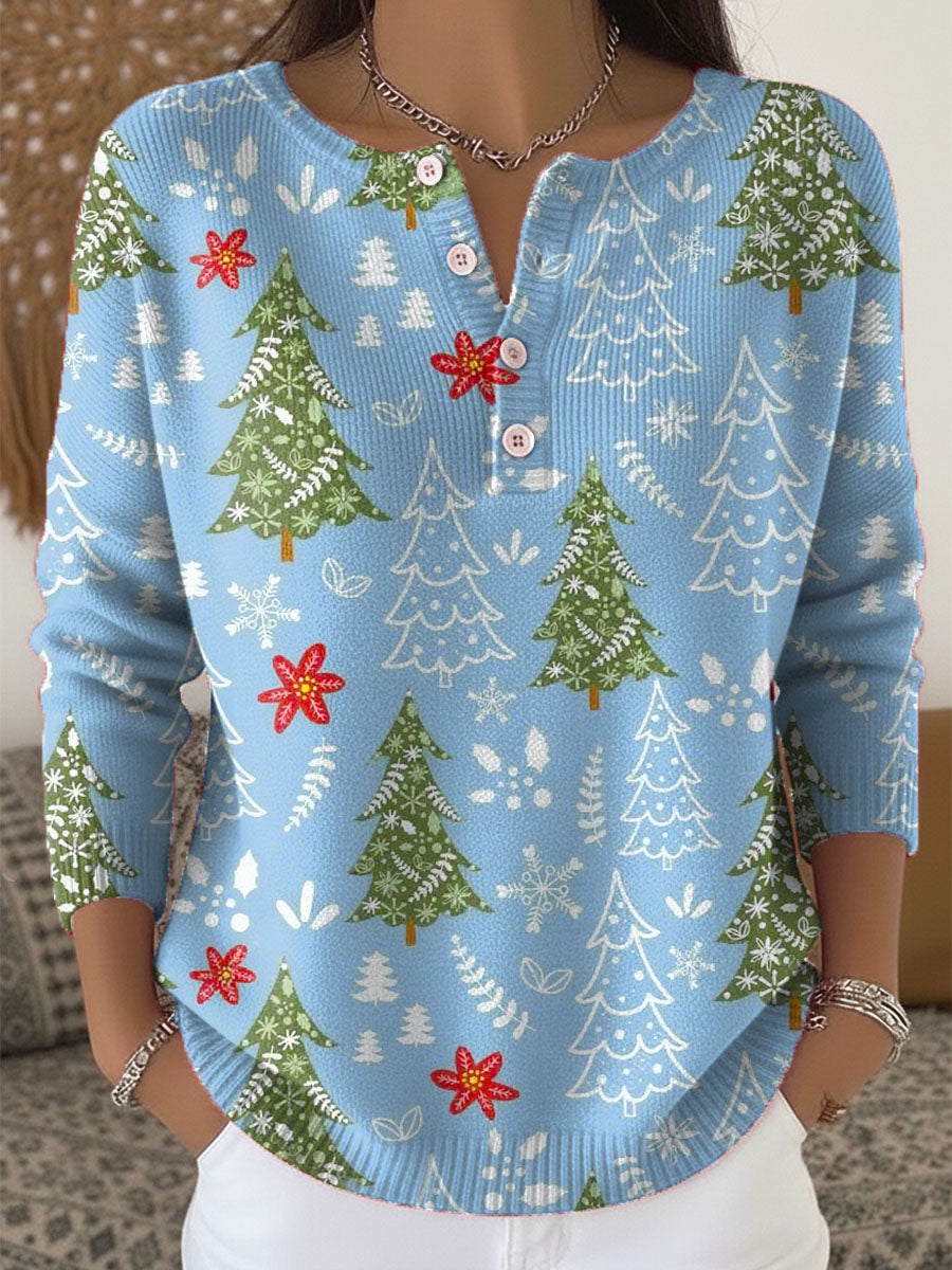 Sofie β Kersttrui met Knopen