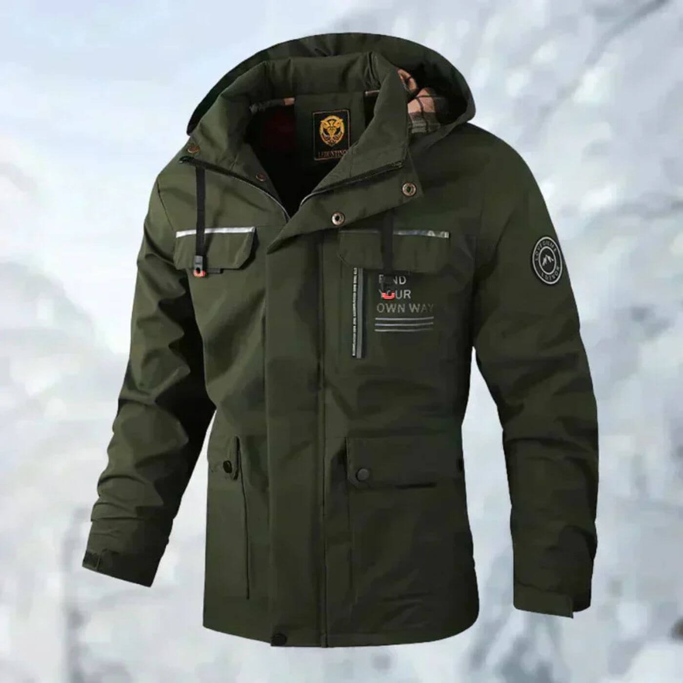 Fyow | Waterdichte Heren Buitenjas voor de Herfst & Winter