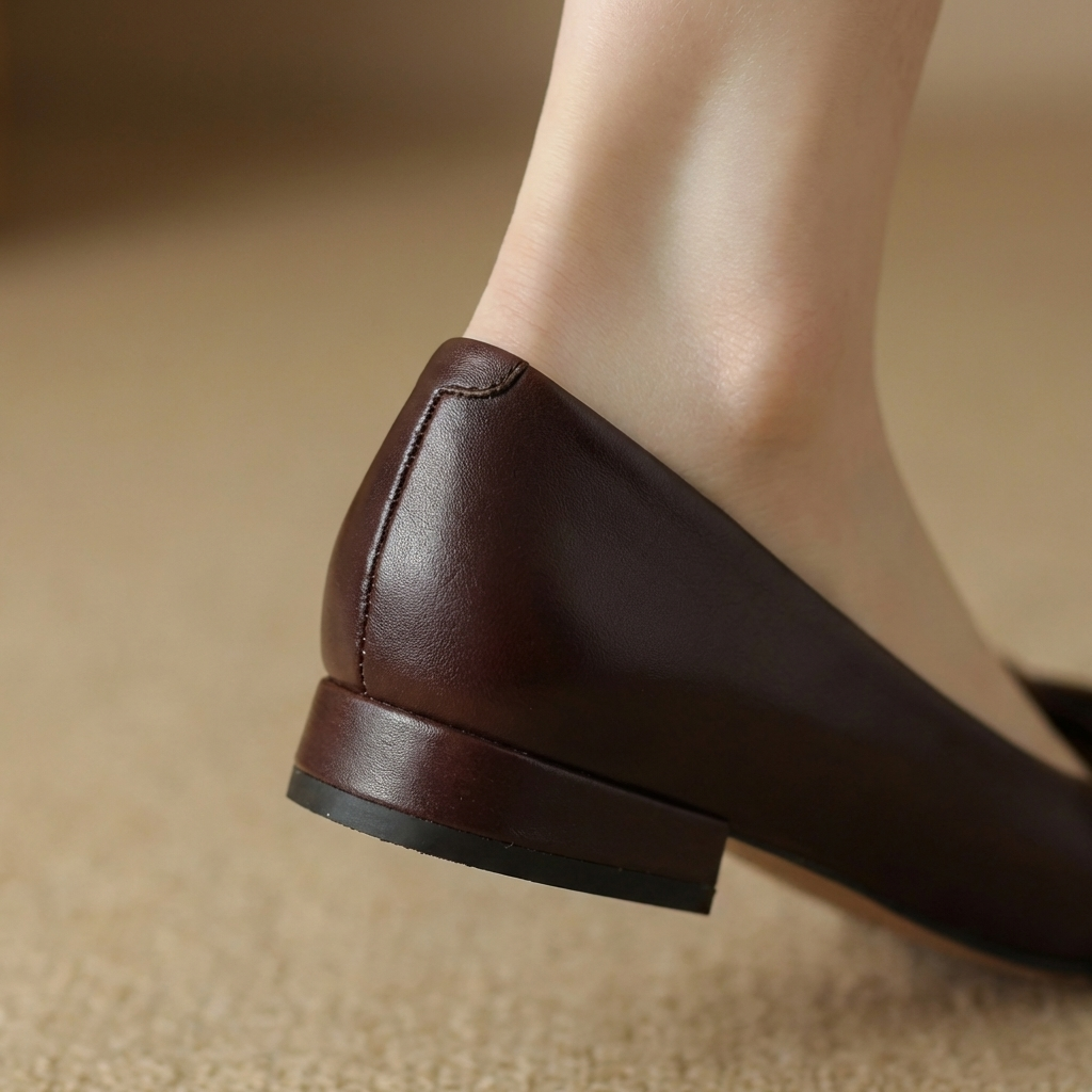 Camille Bowschoenen van Leer