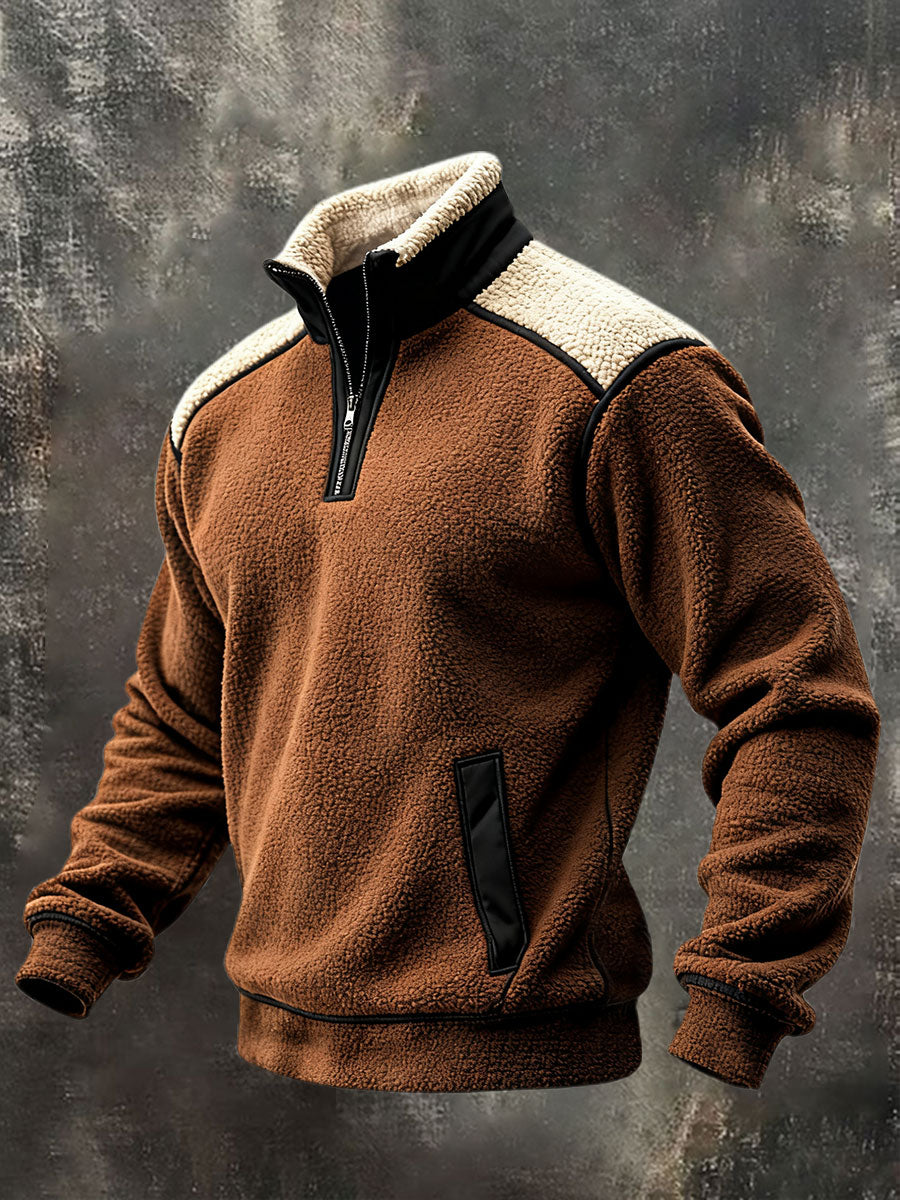 Rafael - Heren Retro Warme Outdoor Trui
