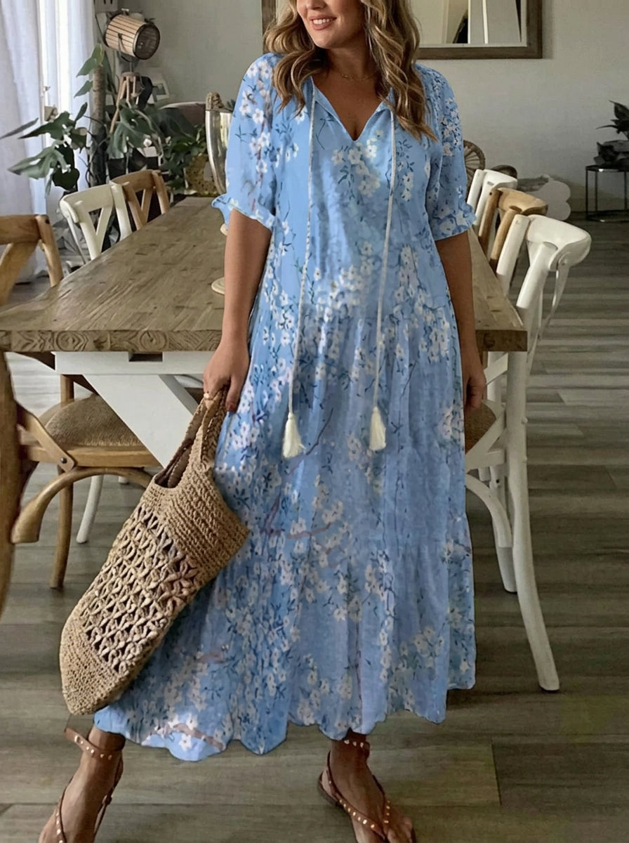 Rosalind - Boho Buik Bedekkende Jurk