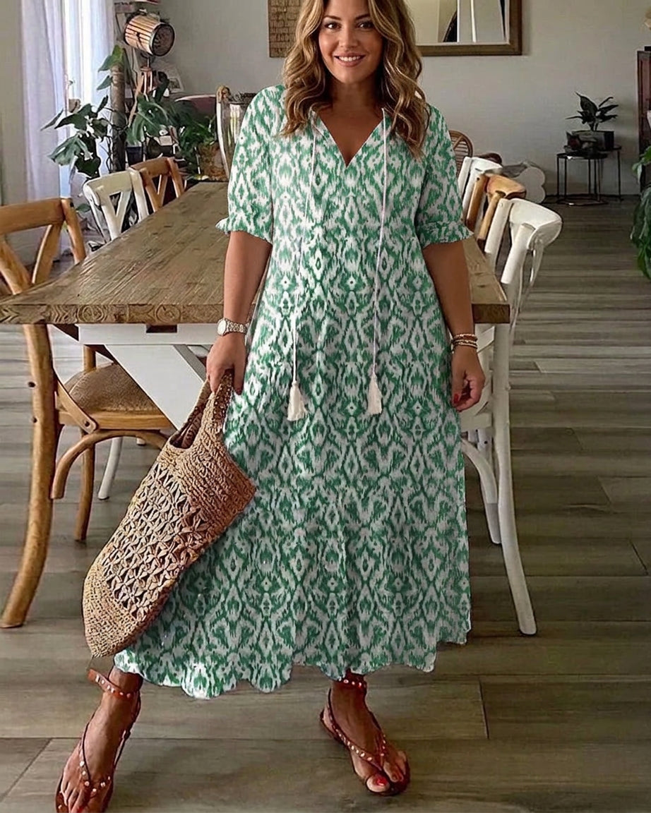 Rosalind - Boho Buik Bedekkende Jurk