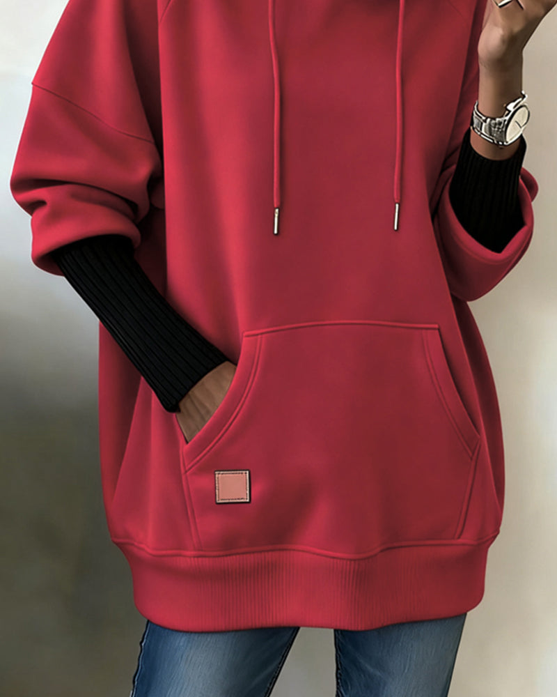 Casual Stijlvolle Losse Hoodie