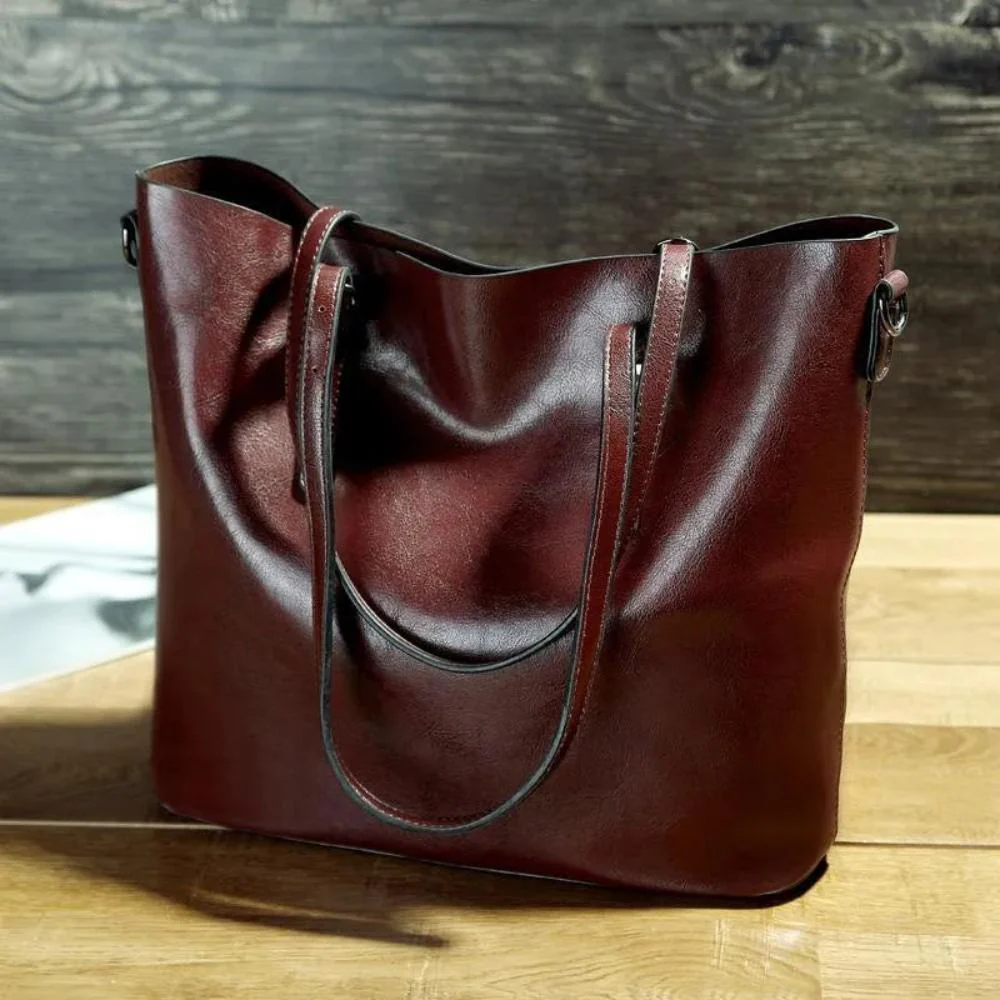 Nicole | Vintage Leren Schoudertas