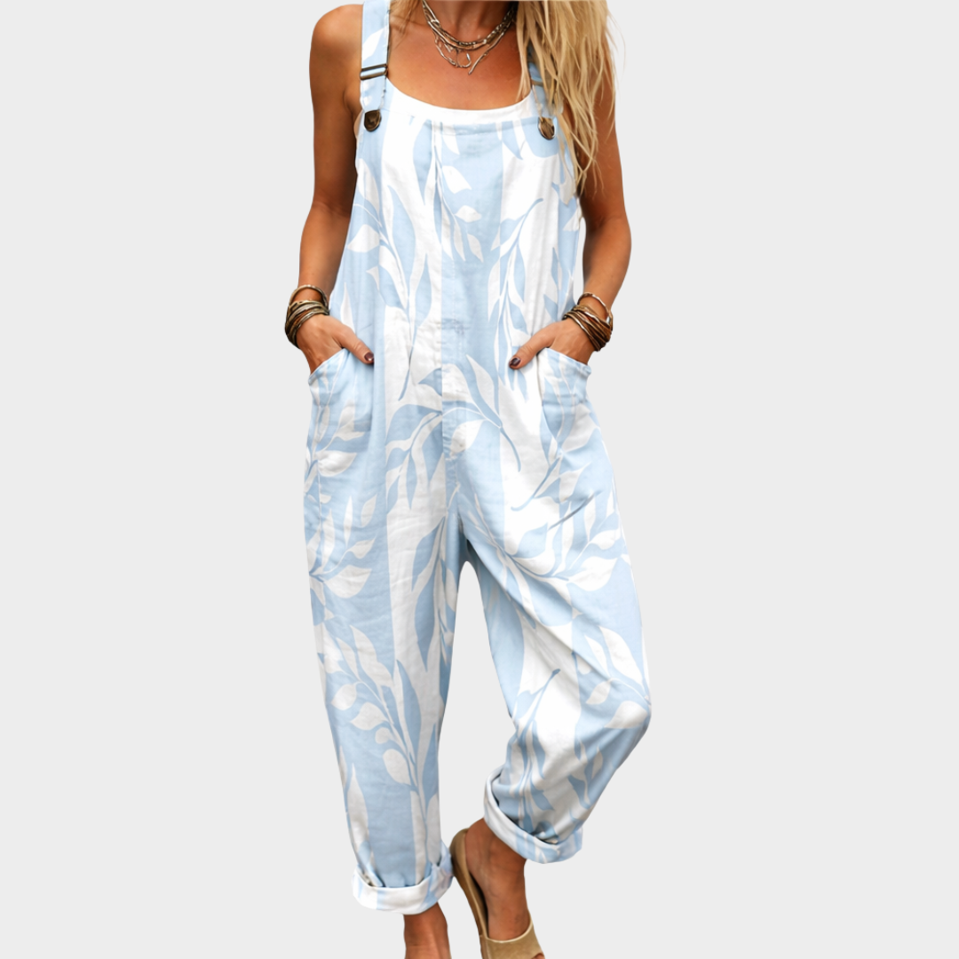 Comfortabele Gedrukte Dungarees