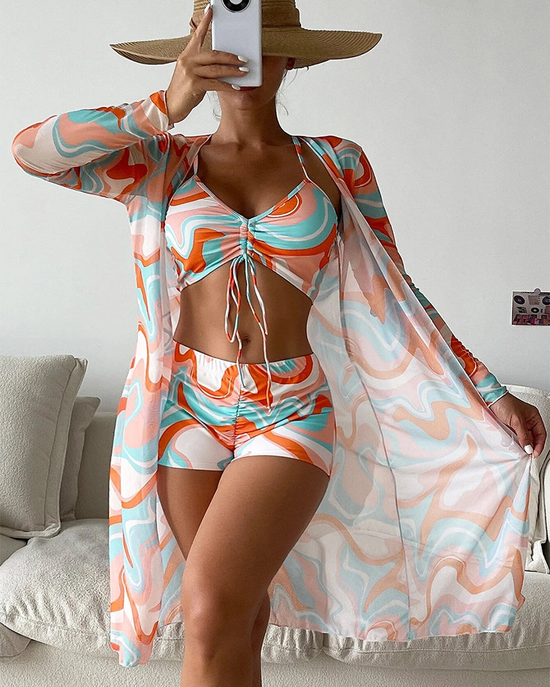 Bloom | Set Bikini van 3 Stukken met Print