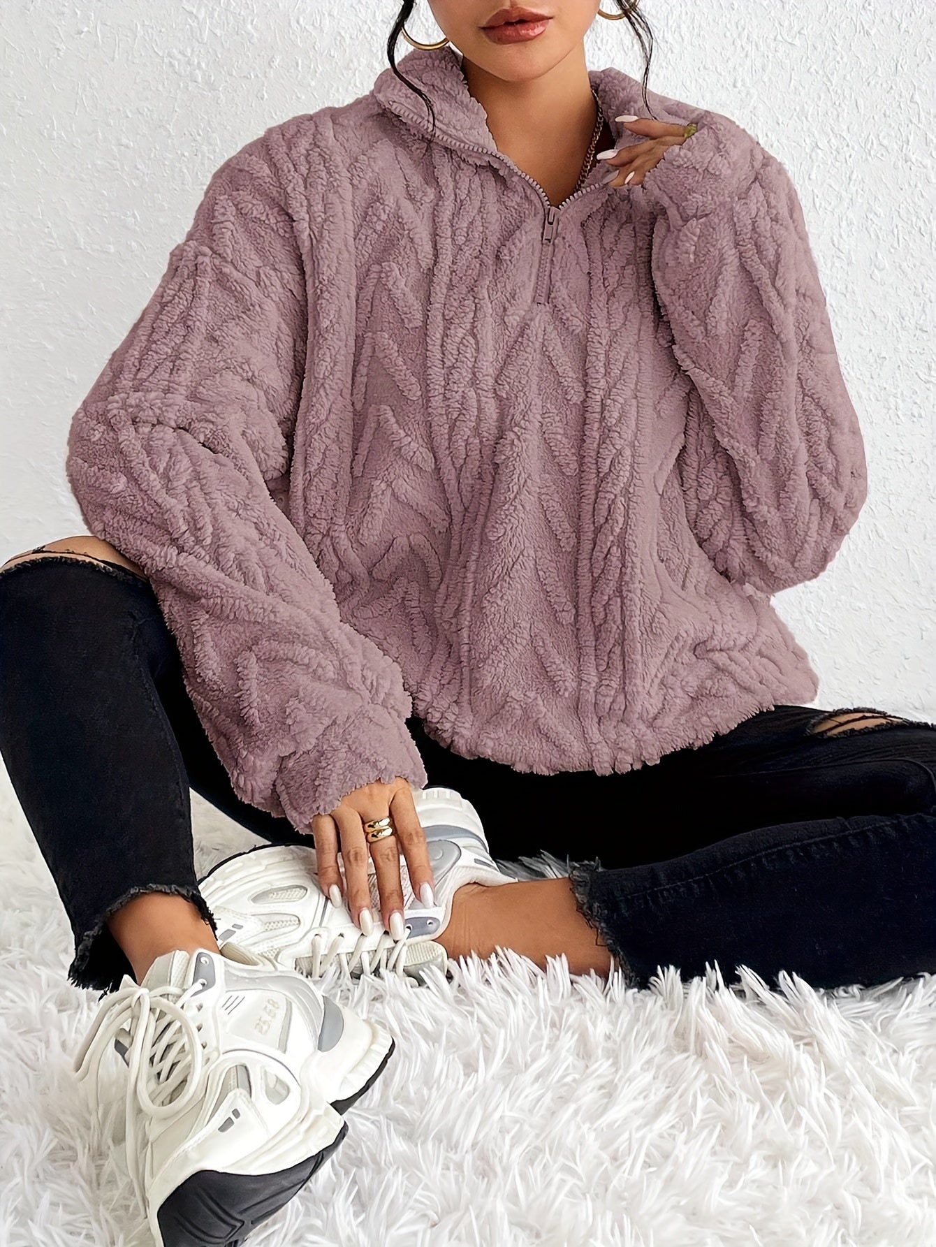 Elegante Fleece Trui