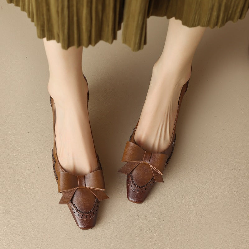 Célora Leren Riem Pumps