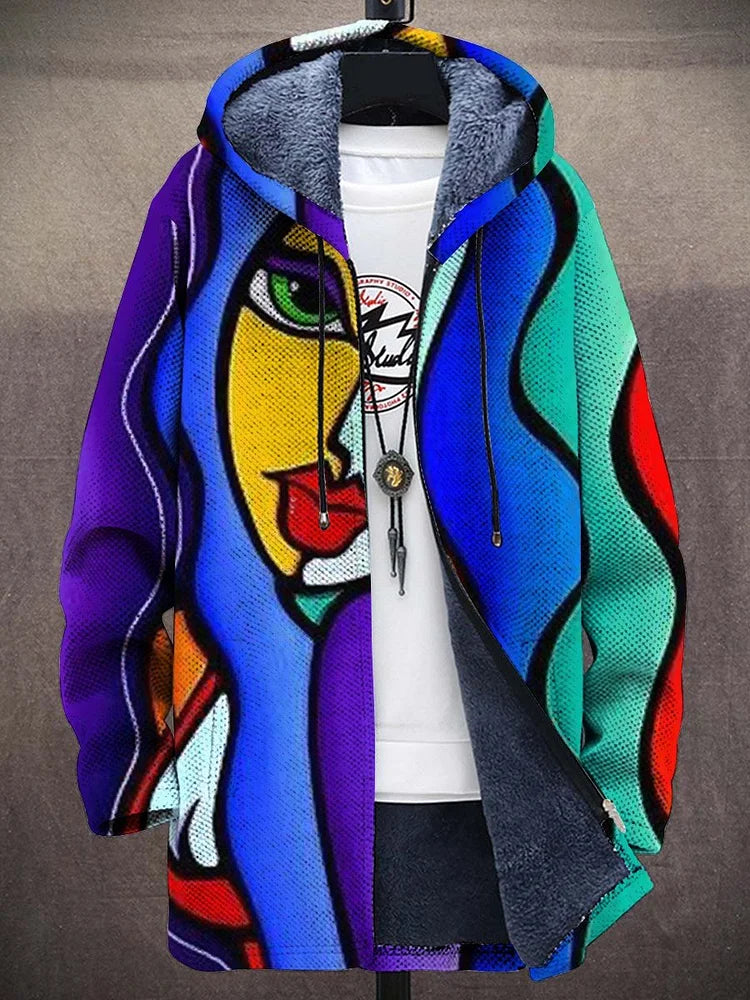 Allira | Luxe cardigan geïnspireerd op kunst