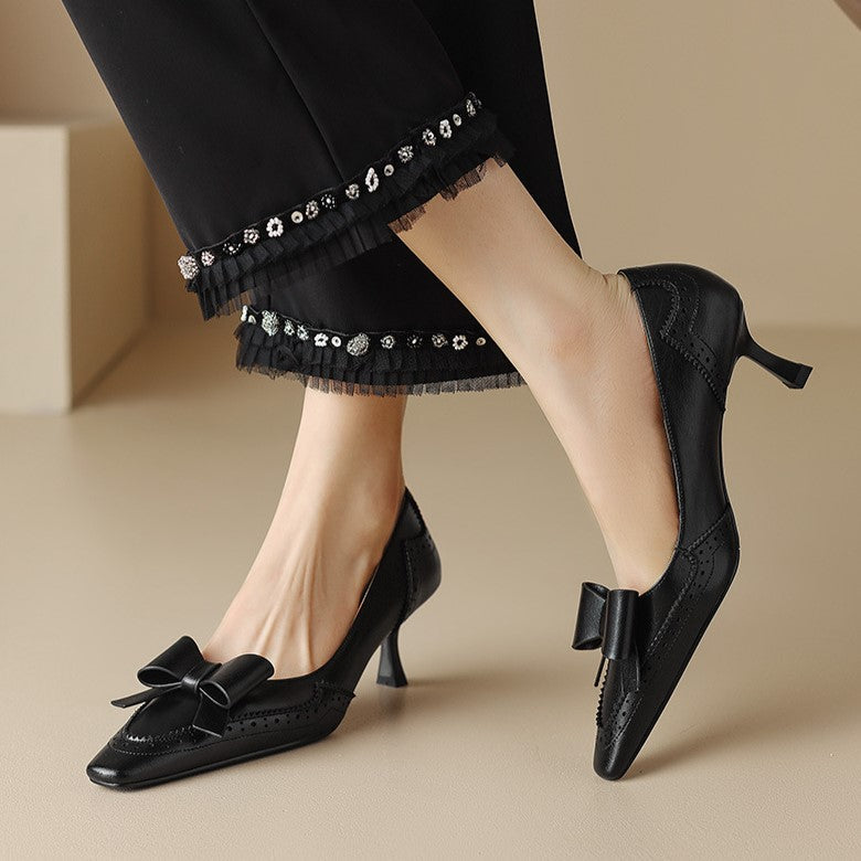 Célora Leren Riem Pumps