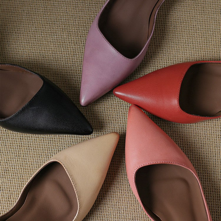 Orlisse Leren Kitten Hak Pumps