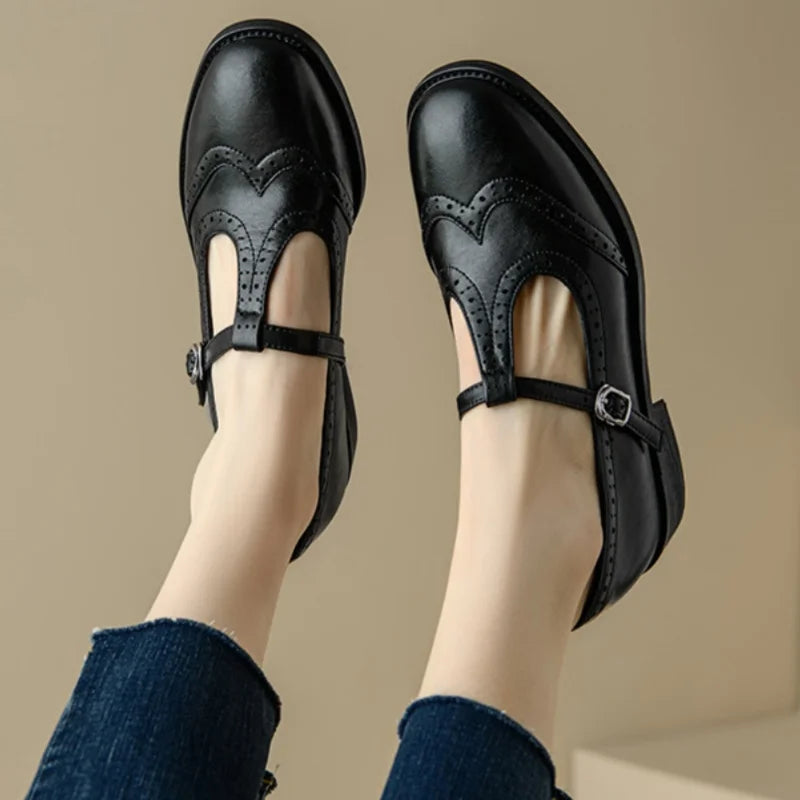 Miranda - Elegante Damesschoenen met T-Bandje