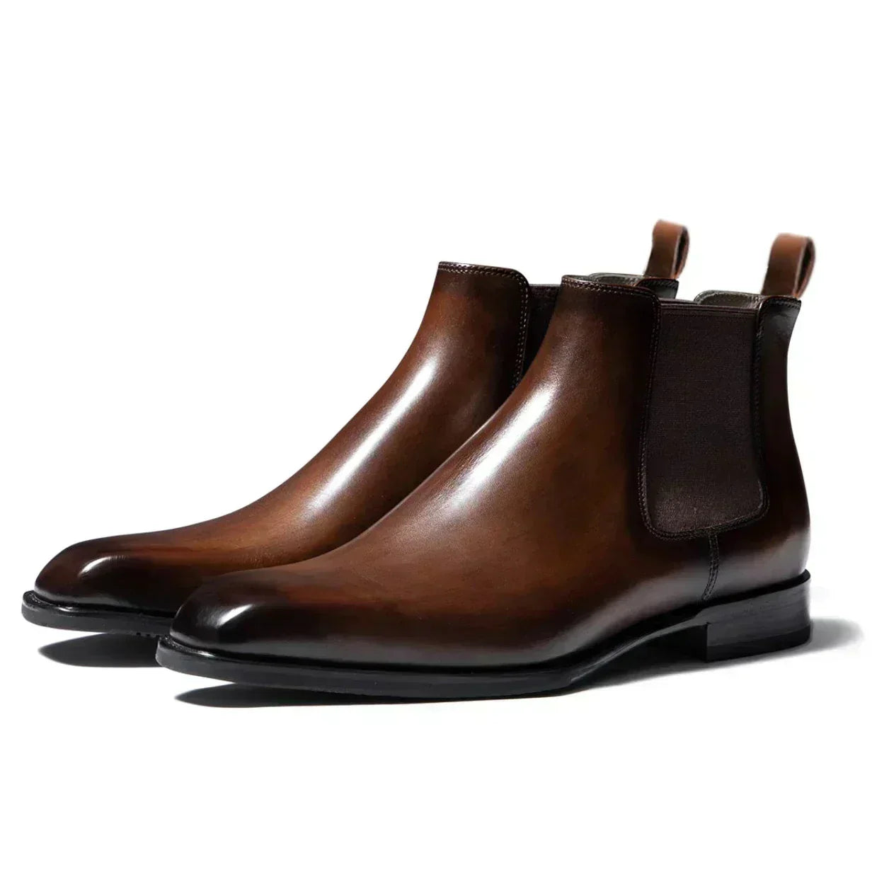 Bryce | Lackleder Chelsea-laarzen