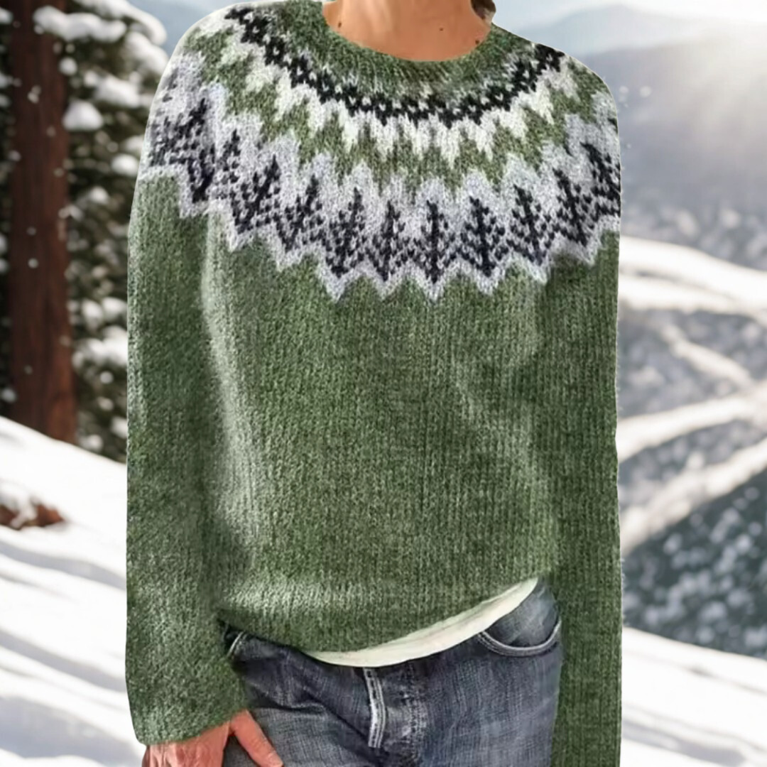 Eira – Warme trui met klassieke winterdetails