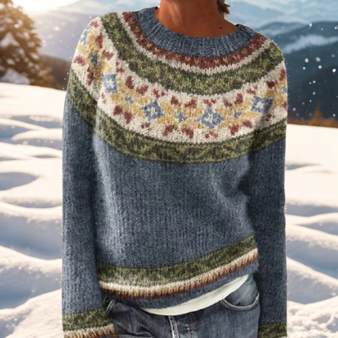 Astrid – Klassieke Trui met Scandinavische Details