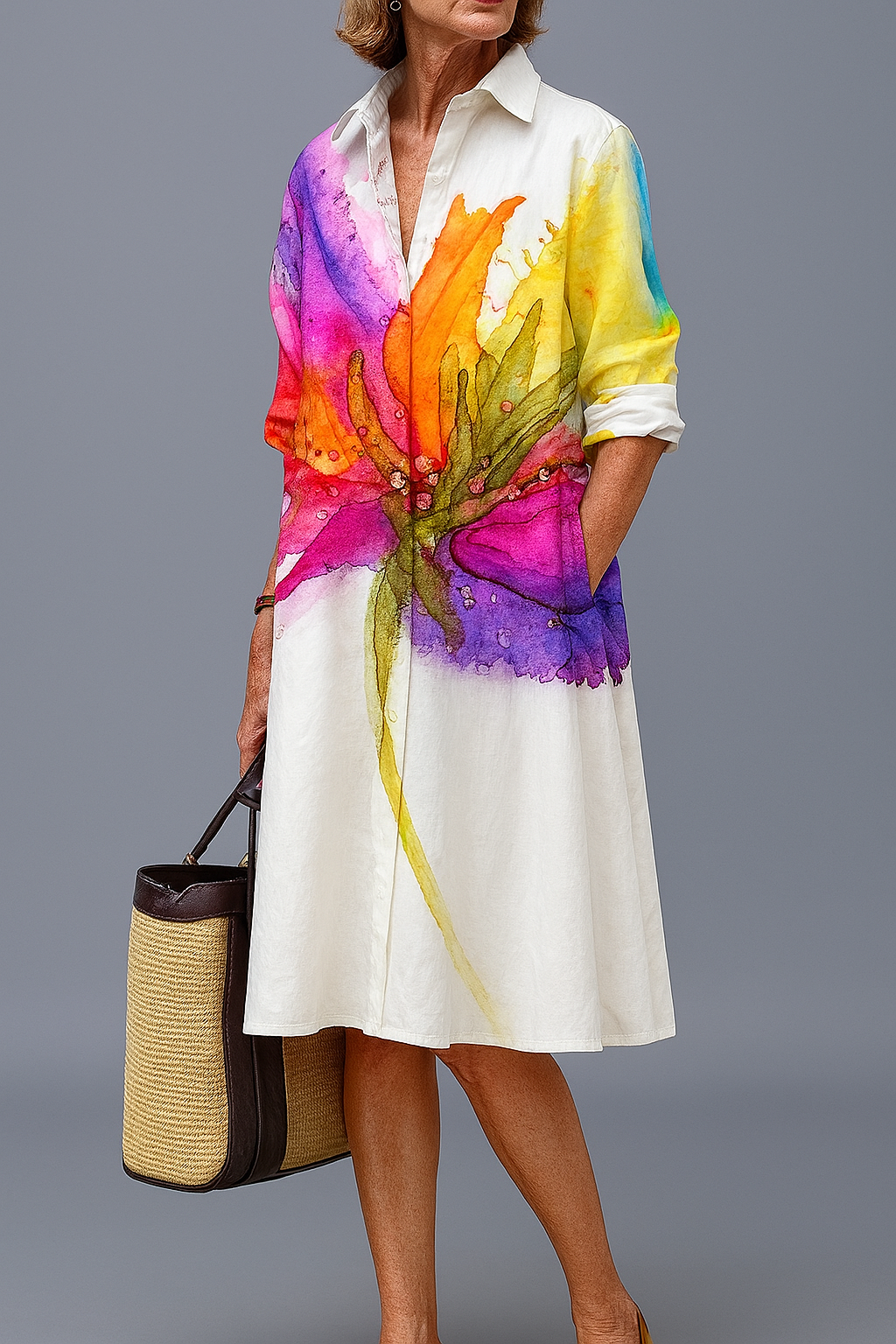 Bridget | Elegante midi-jurk
