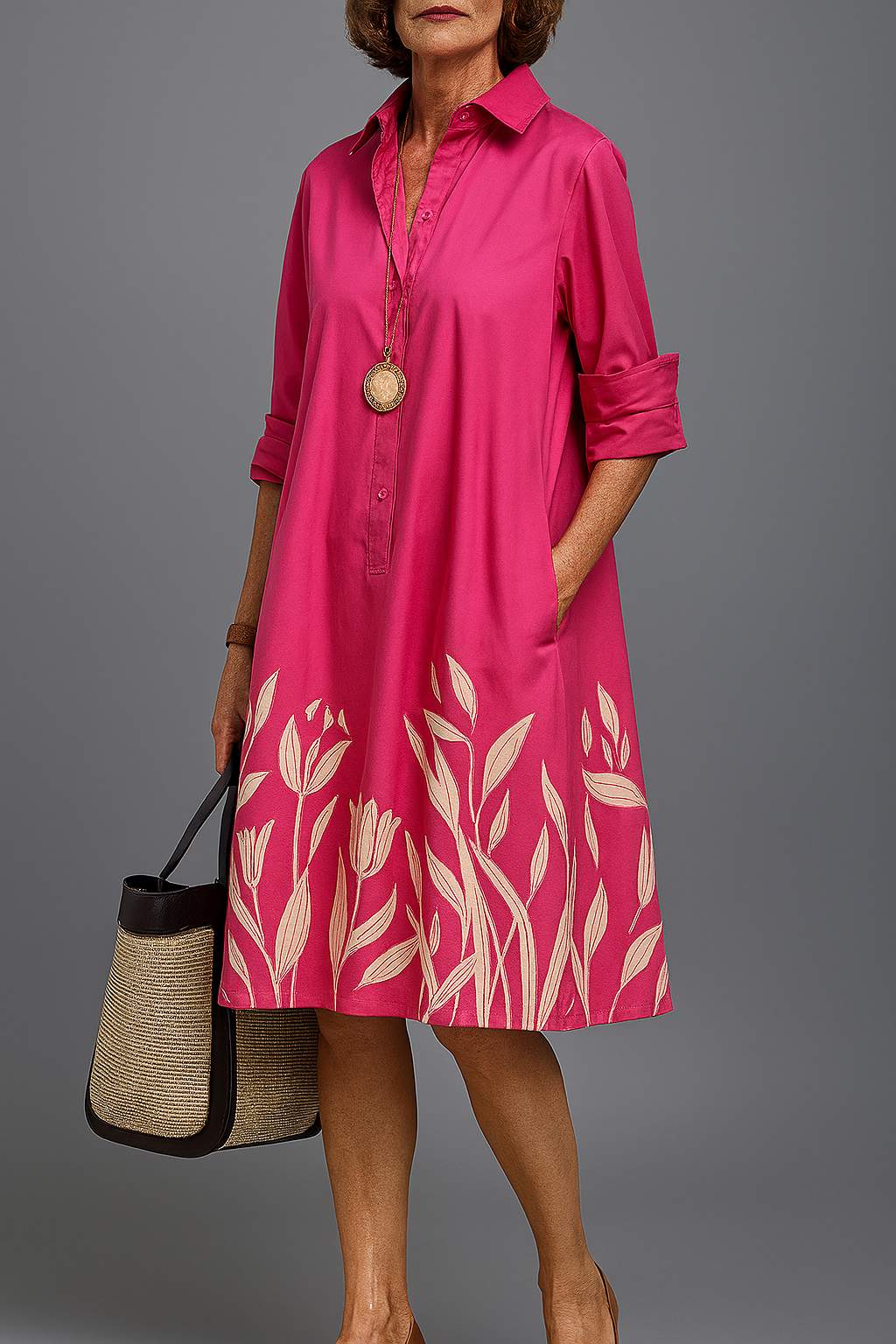 Annmarie | Comfortabele Midi Jurk