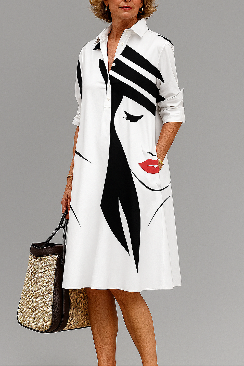 Yvette | Comfortabele Midi Jurk
