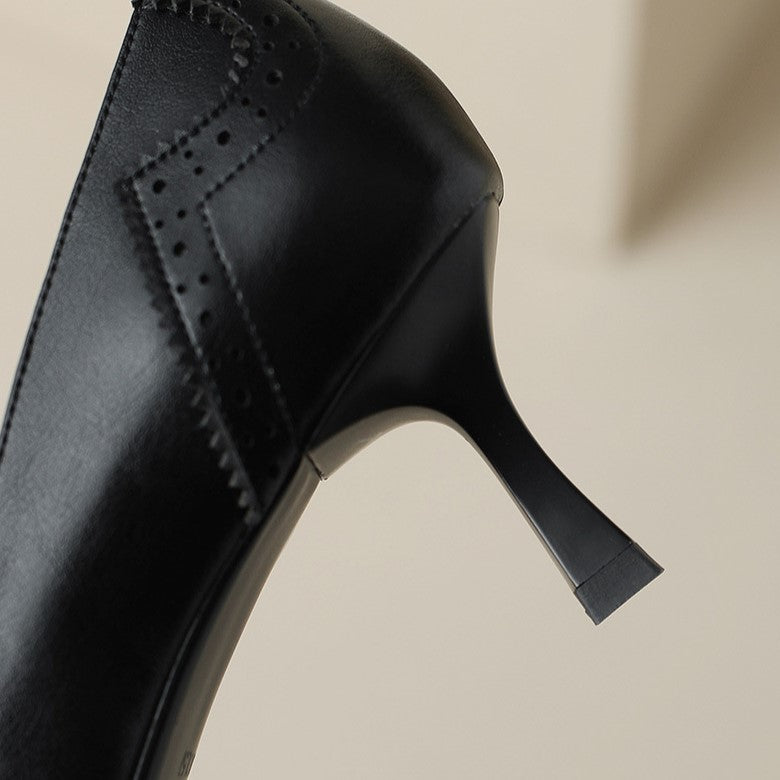 Célora Leren Riem Pumps