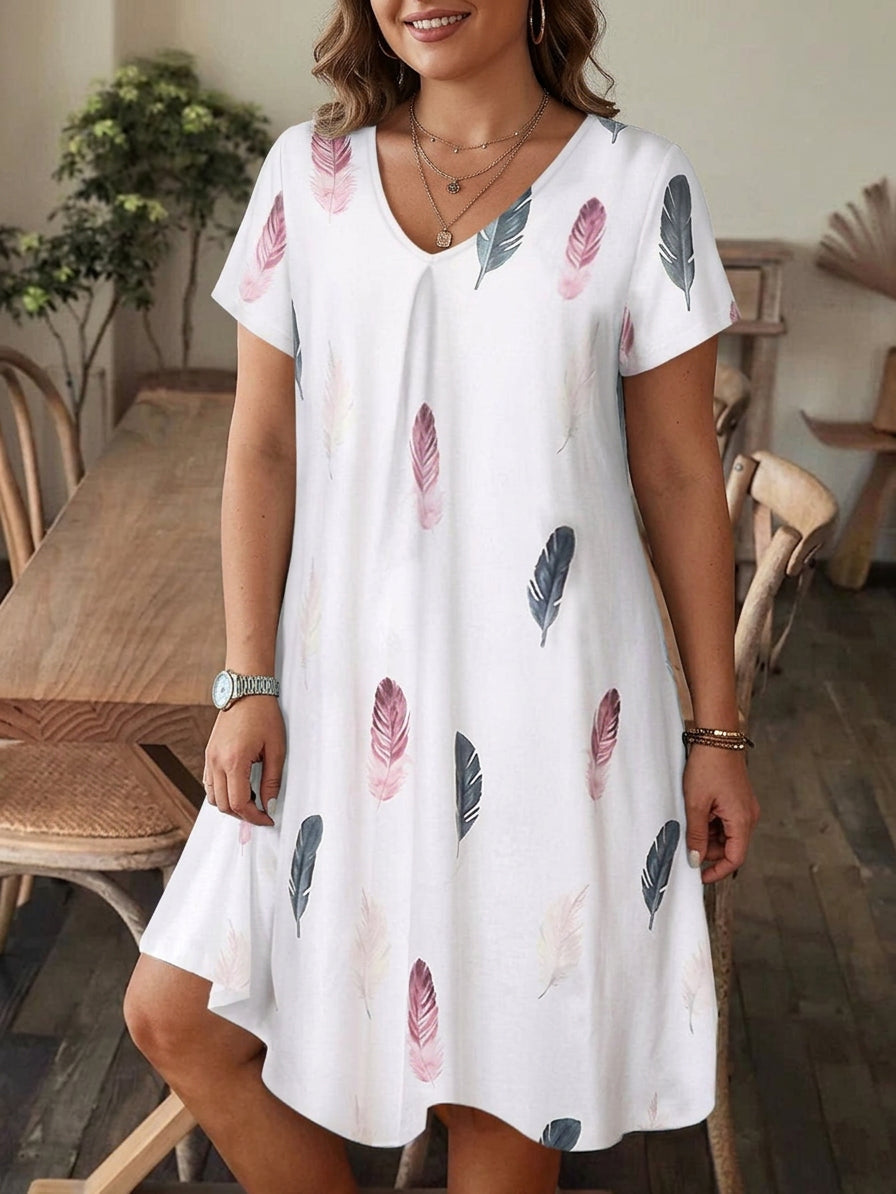 Colette - Gedrukt Bloemen Jurk