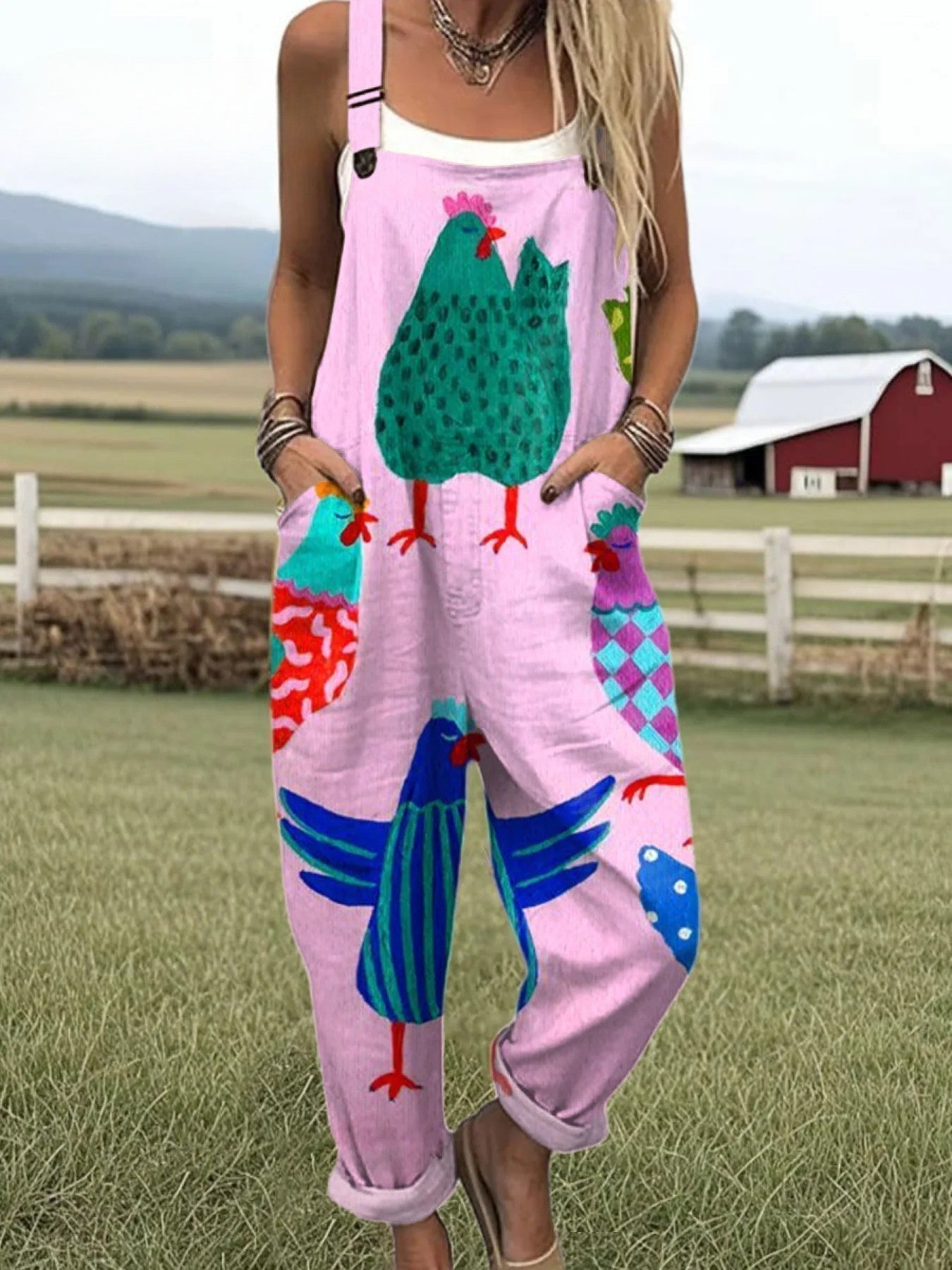 Zonnige Coop Dungarees