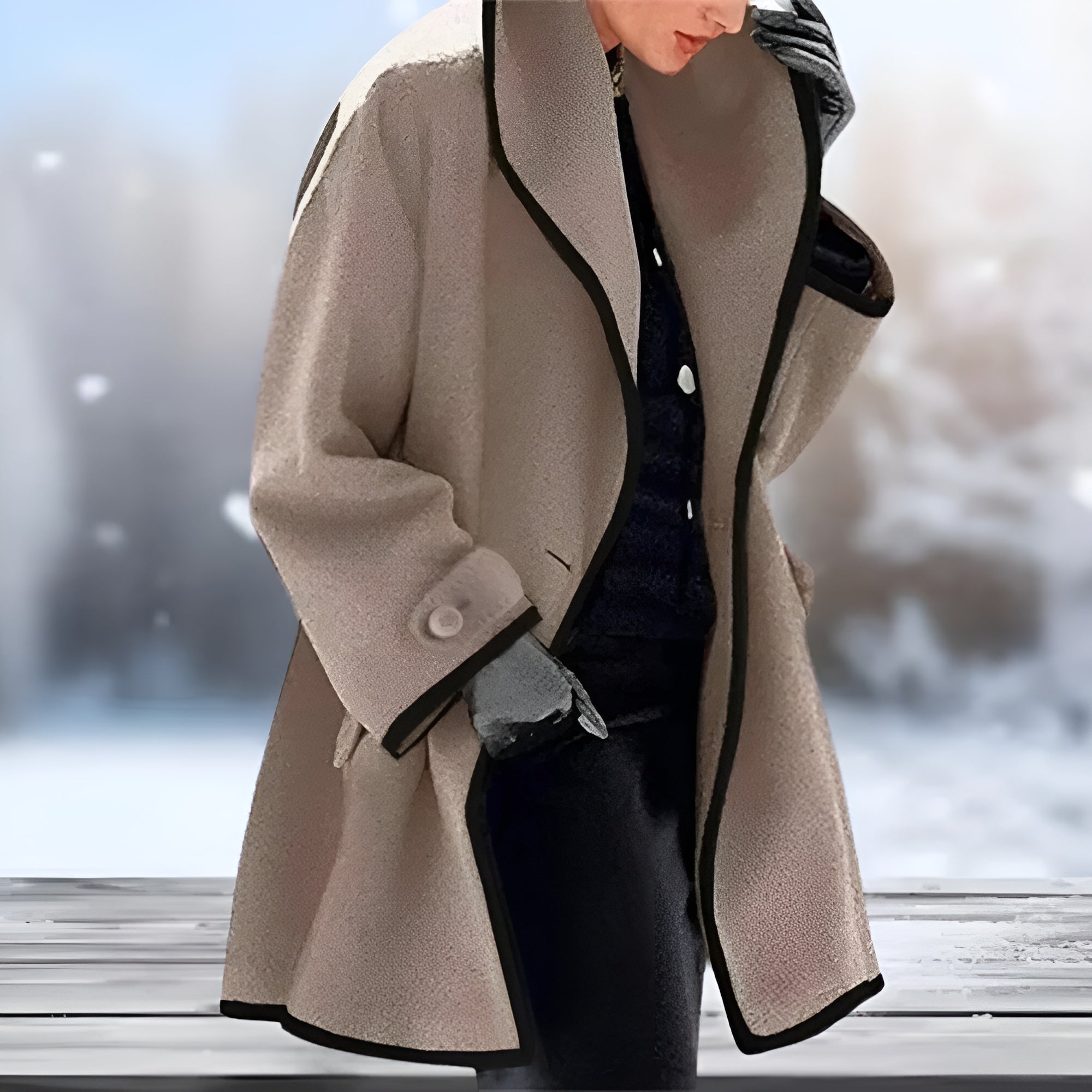 Elei | Warme Jas met Elegante Details
