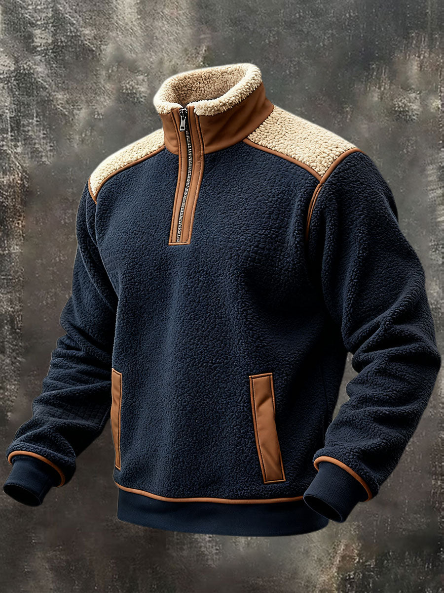 Rafael - Heren Retro Warme Outdoor Trui